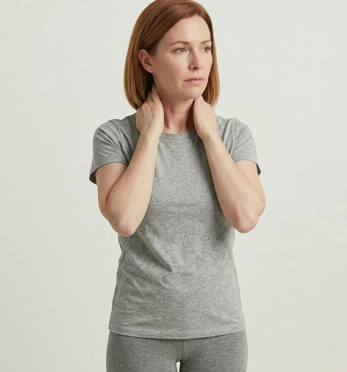 Person stretching to improve mobility